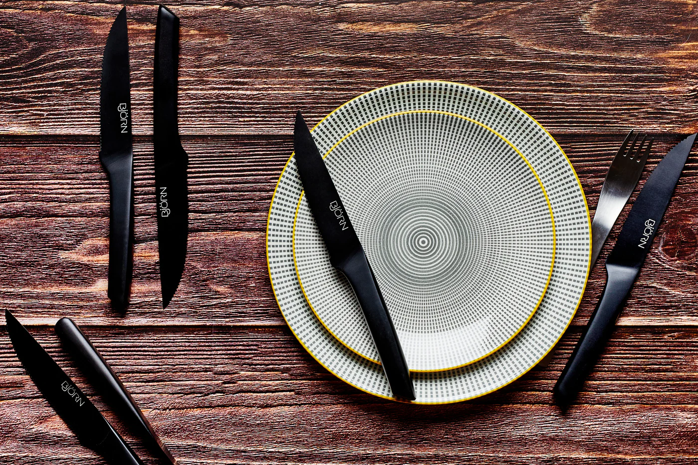 Assiette PATTERN Ø21cm - 6 pièces - Eclipse - Image 7