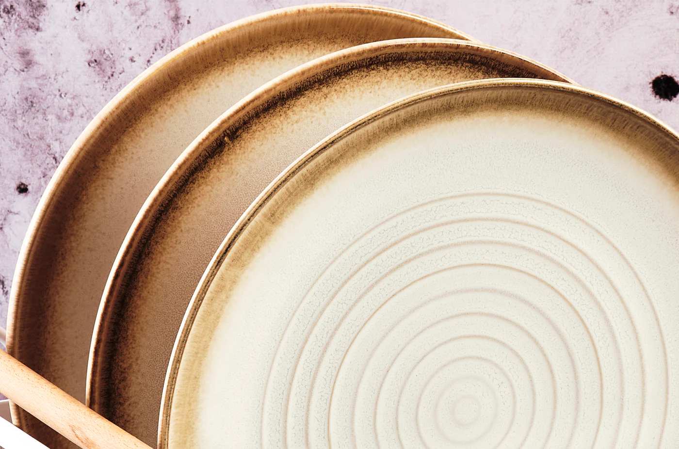 Assiette COSMOS Ø27,5cm - 6 pièces - Crème - Image 5