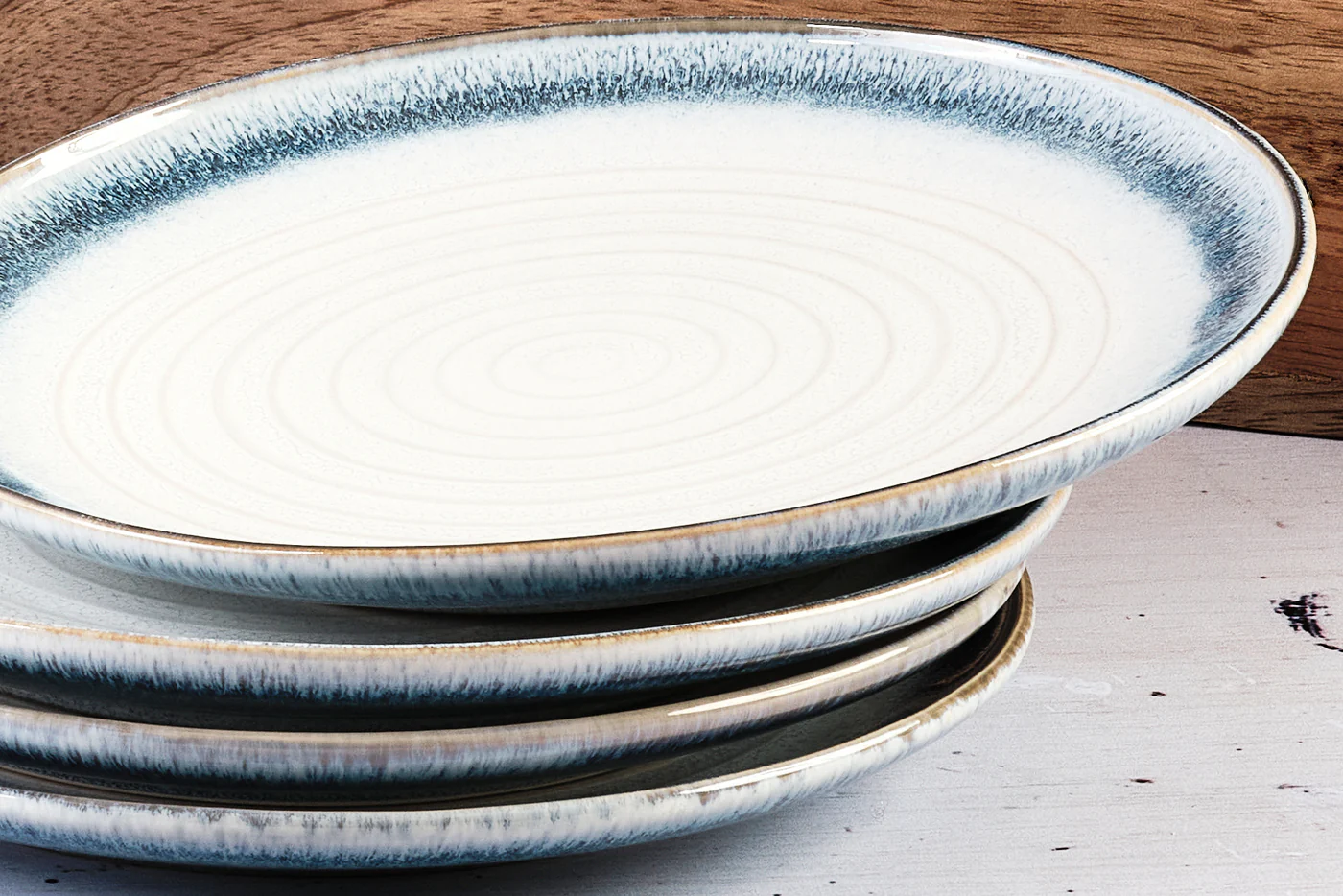 Assiette COSMOS Ø21,5cm - 6 pièces - Azur - Image 5