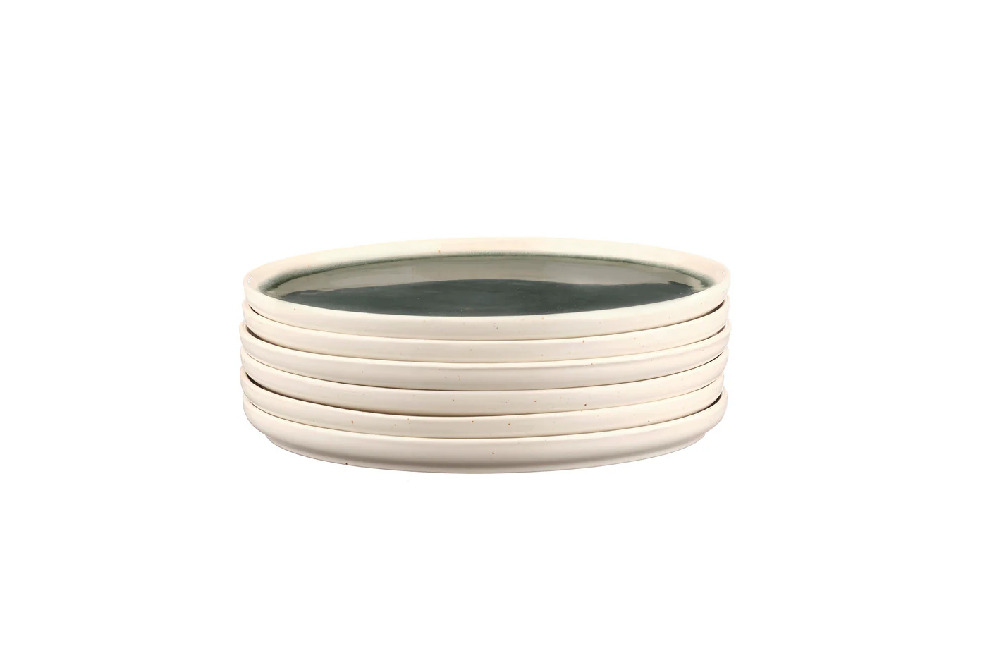 Assiette OXYGEN Ø21,5cm - 6 pièces - Vert de gris - Image 3
