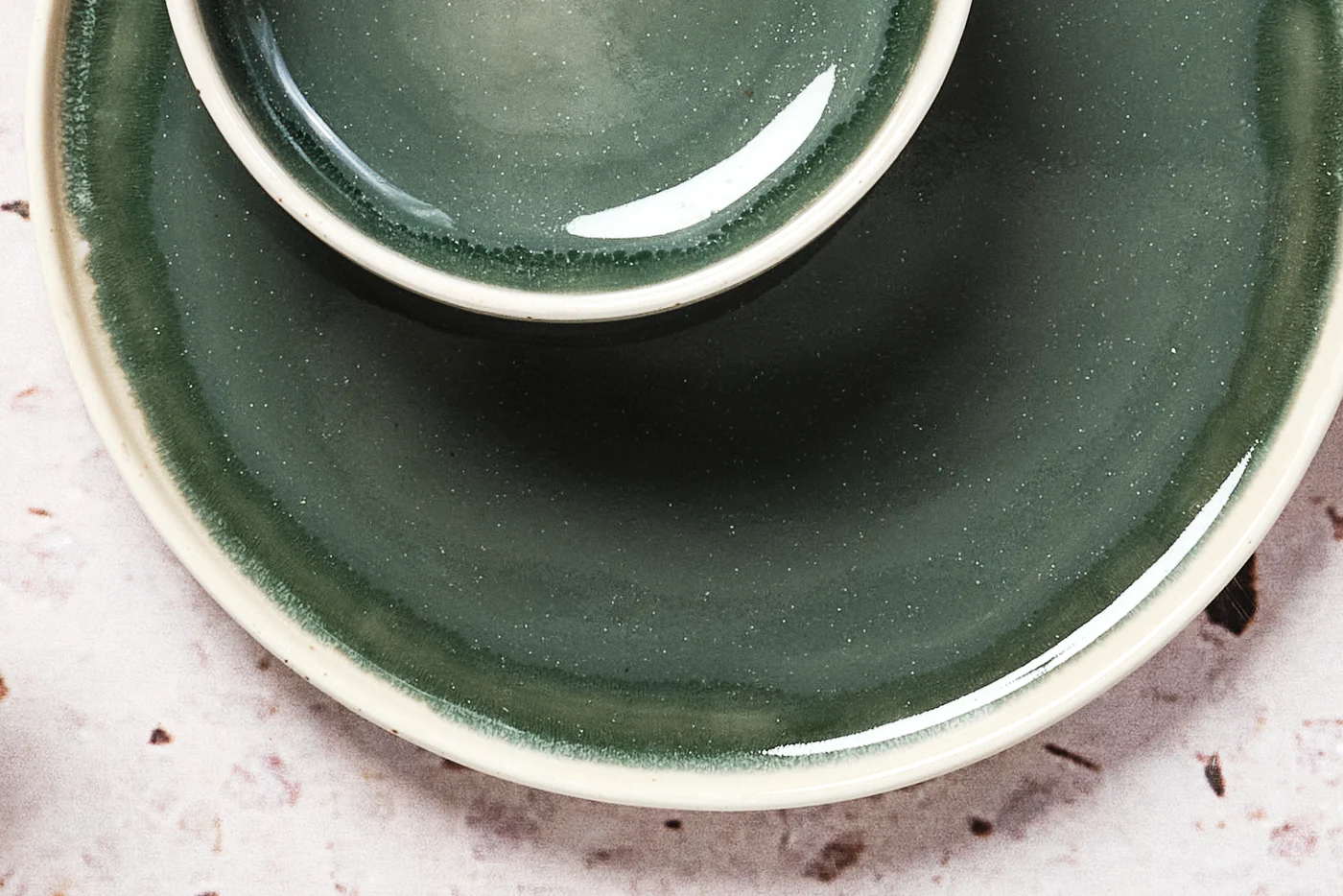 Assiette OXYGEN Ø21,5cm - 6 pièces - Vert de gris - Image 5