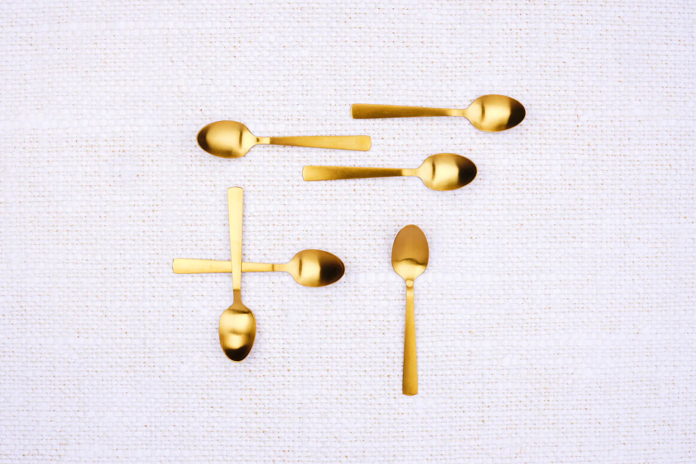 Coffret 6 petites cuillères TELMO - Gold - Image 3