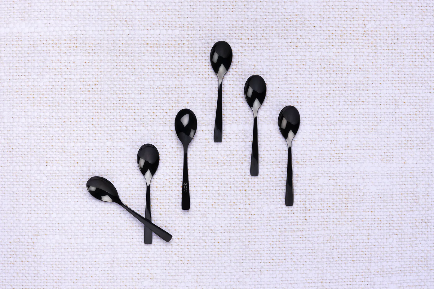 Coffret 6 petites cuillères OGLU - Black - Image 3