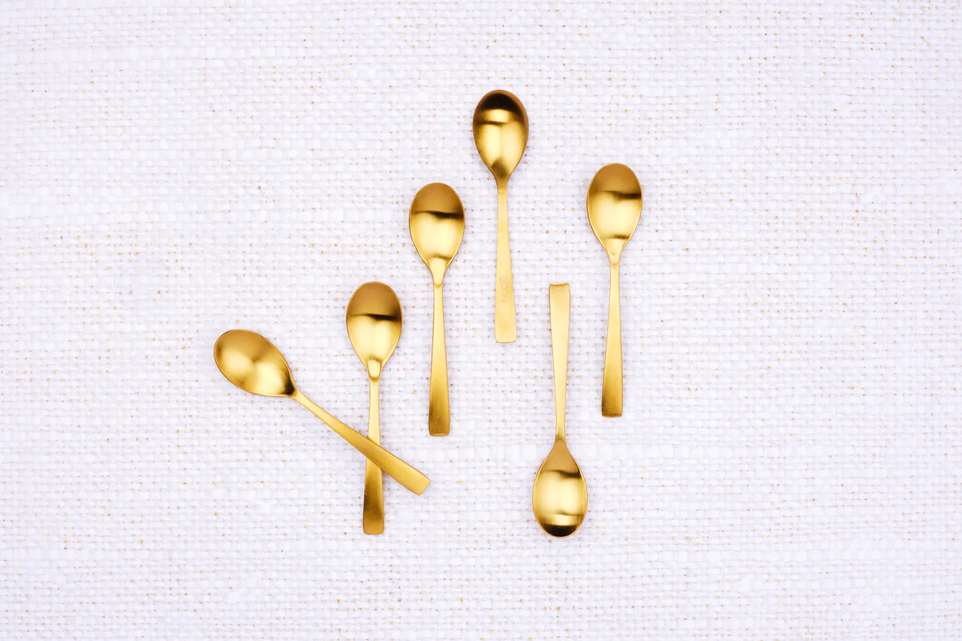 Coffret 6 petites cuillères OGLU - Gold - Image 3