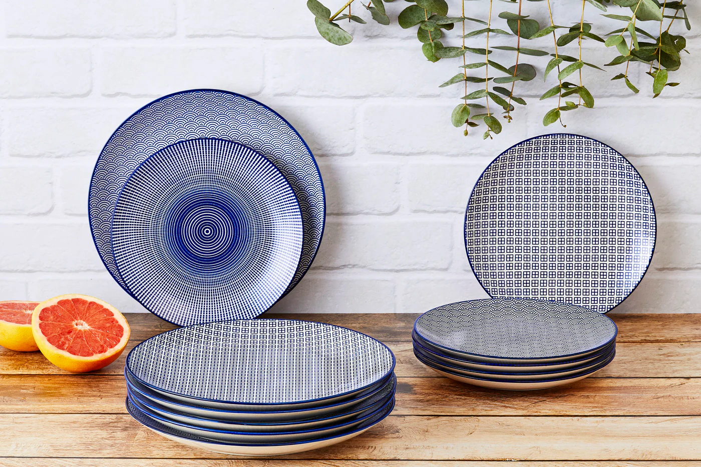 Assiette PATTERN Ø21cm - 6 pièces - Dark blue - Image 6