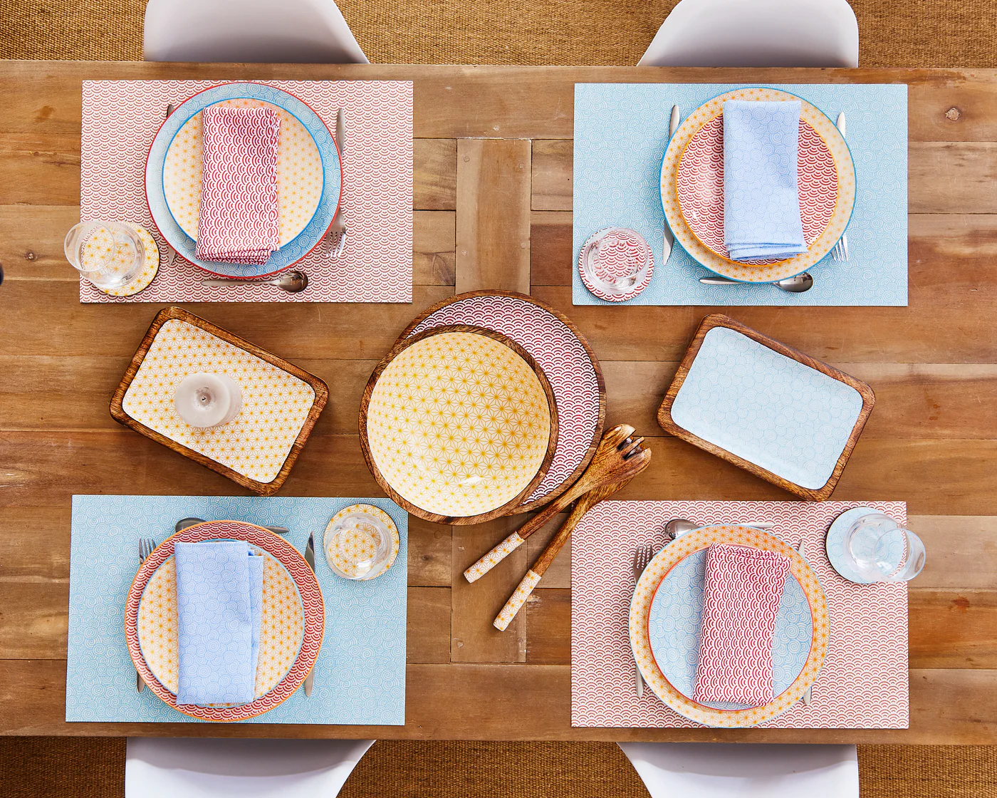 Assiette PATTERN Ø21cm - 6 pièces - Color - Image 7