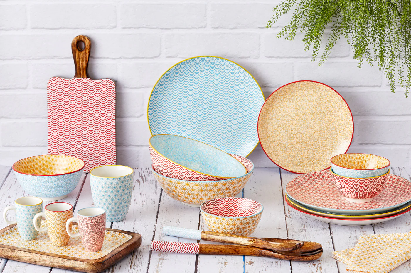 Assiette PATTERN Ø21cm - 6 pièces - Color - Image 8