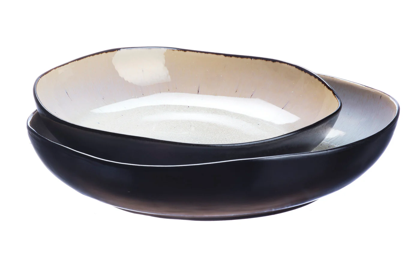Corbeille à fruits IRIS Ø27,5cm et Ø32,5cm - 2 pièces - Blanc ivoire - Image 3
