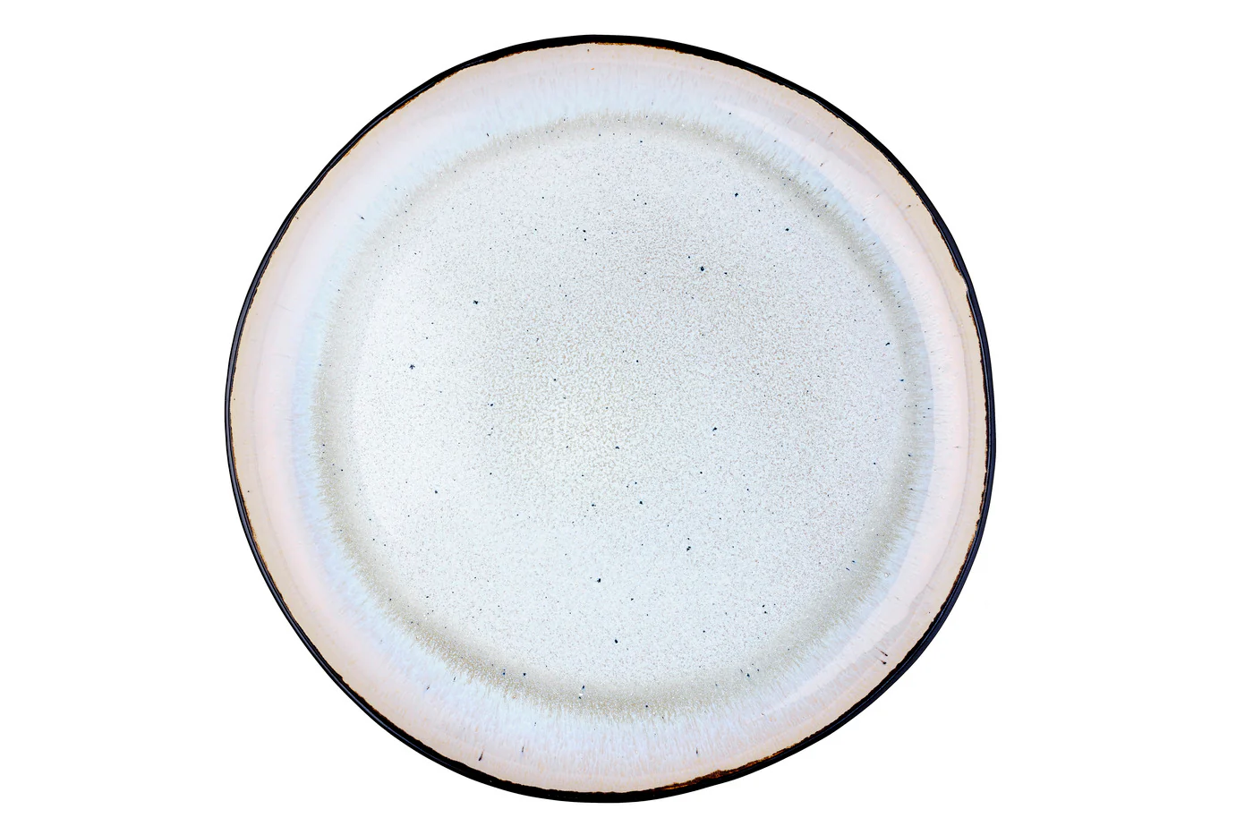 Plateau de service IRIS Ø32cm - 2 pièces - Blanc ivoire - Image 4