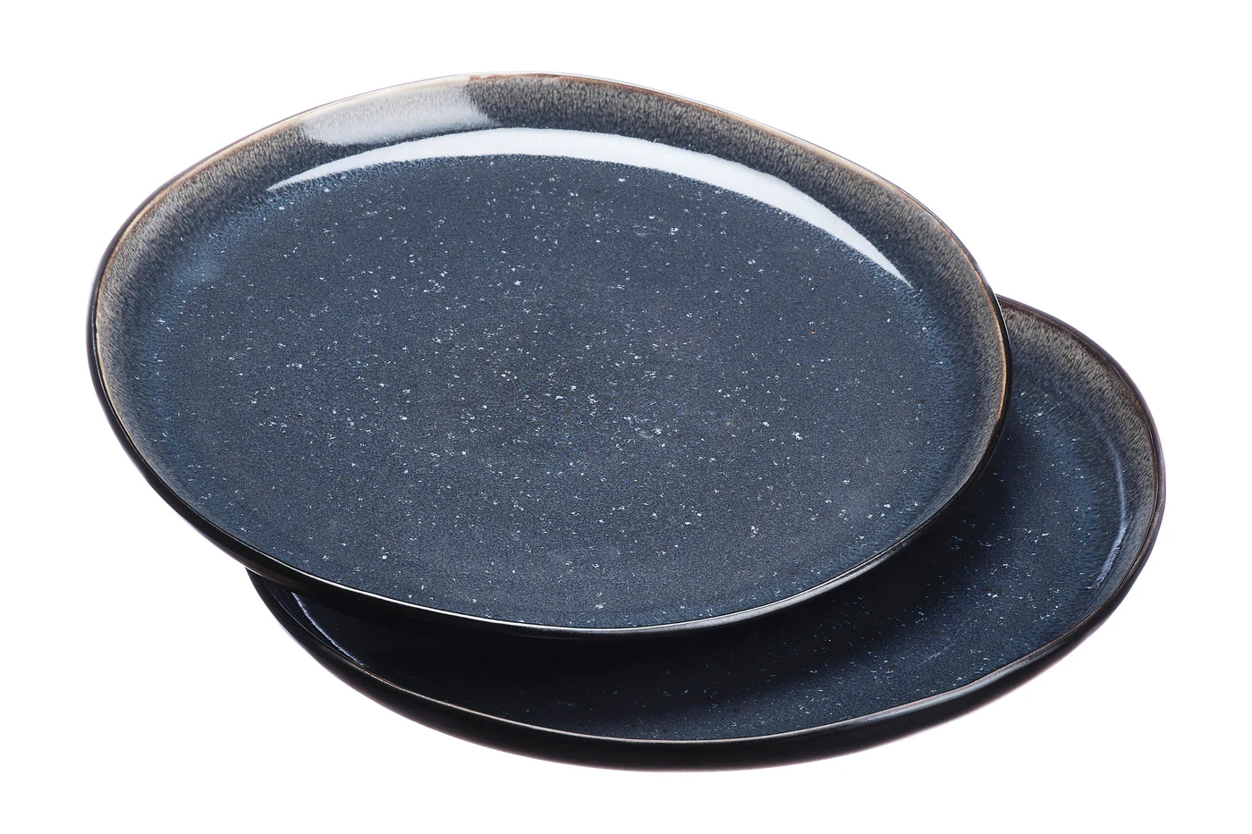 Plateau de service IRIS Ø32cm - 2 pièces - Bleu nuit - Image 3