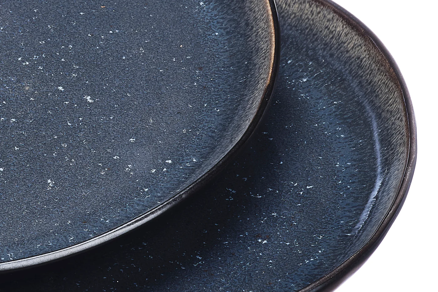 Plateau de service IRIS Ø32cm - 2 pièces - Bleu nuit - Image 5