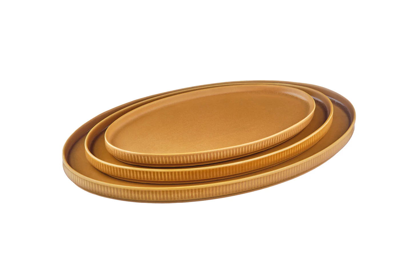 Plateau de service SCANDI - 3 pièces - Ocre - Image 3