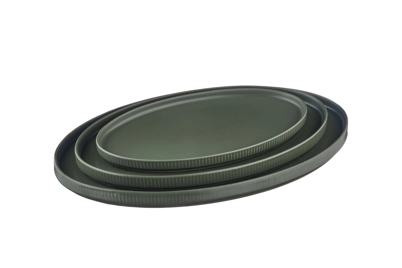 Plateau de service SCANDI - 3 pièces - Olive - Image 3