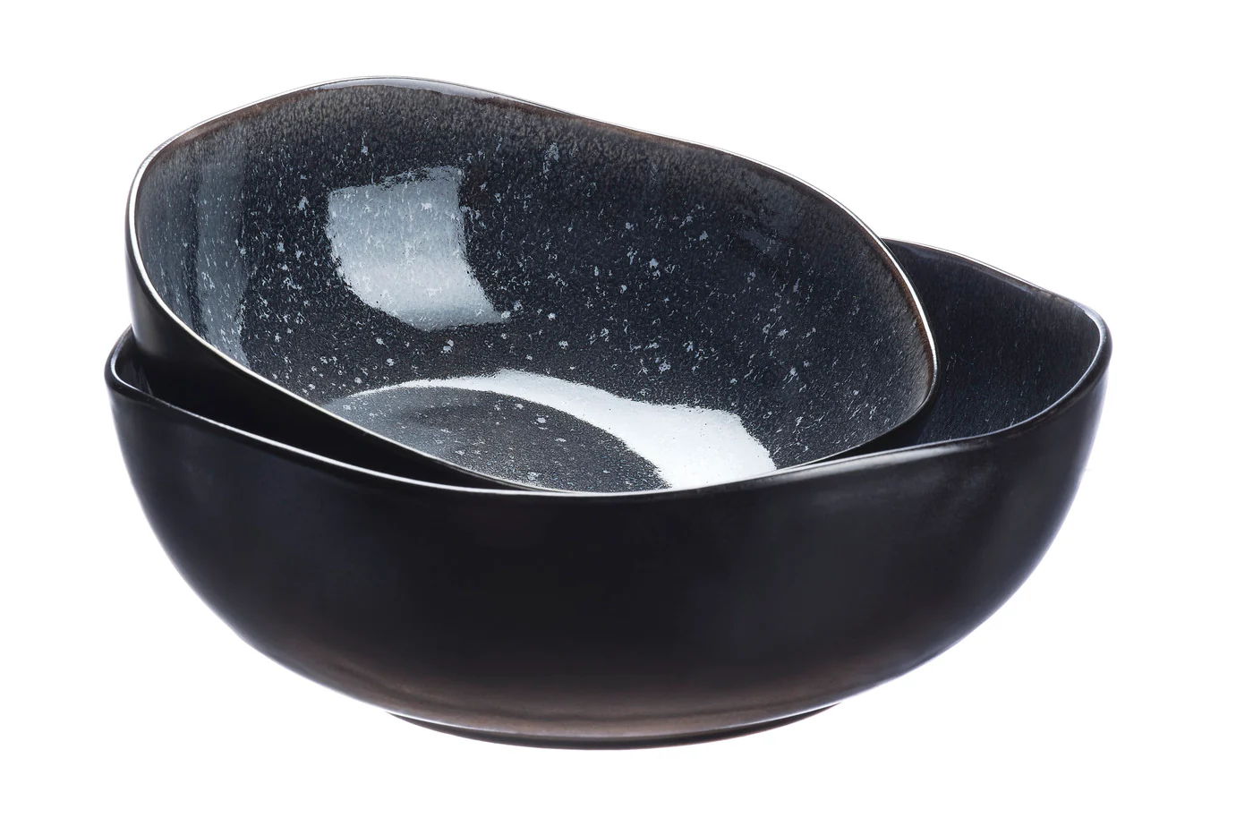 Saladier IRIS Ø24cm et Ø28,5cm - 2 pièces - Bleu nuit - Image 3