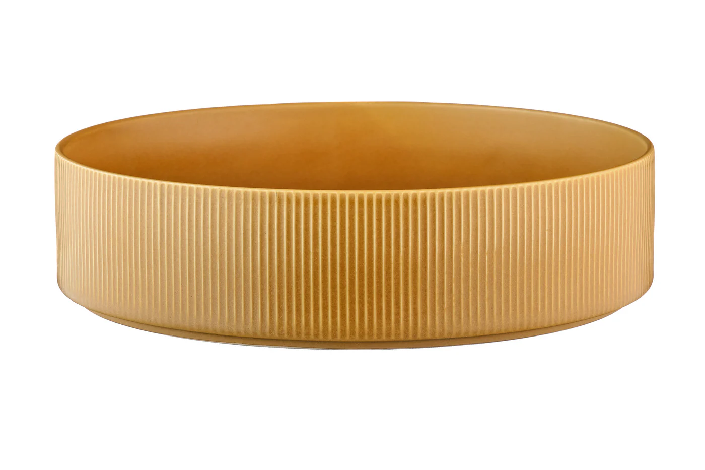Saladier SCANDI Ø21,5cm et Ø27,5cm - 2 pièces - Ocre - Image 4