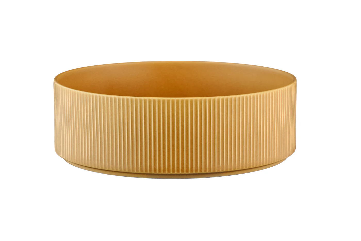 Saladier SCANDI Ø21,5cm et Ø27,5cm - 2 pièces - Ocre - Image 5